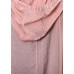 DIY light orange cotton clothes Women side open Maxi summer coats